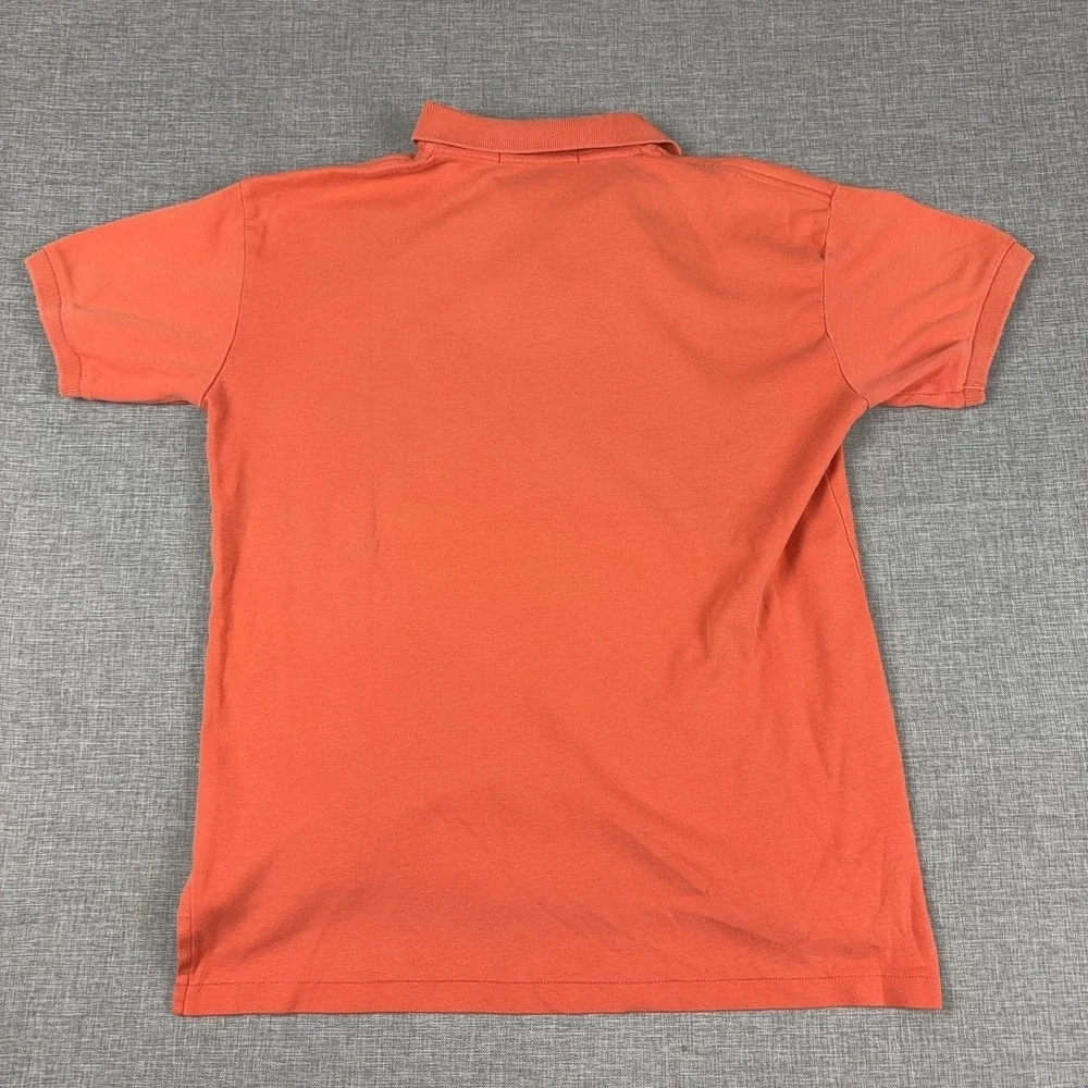 Vintage Polo Ralph Lauren Polo Shirt Mens M Orange Regular Fit Short Sleeve